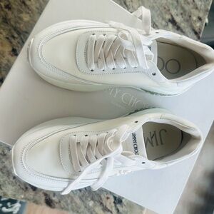 Jimmy Choo woman’s White Sneakers